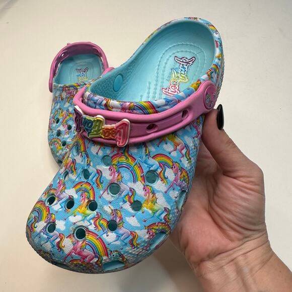 Crocs x Lisa Frank Unicorn Sandals - Picture 1 of 4